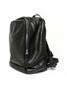 Delle Cose model 76 black leather backpack shop online bags