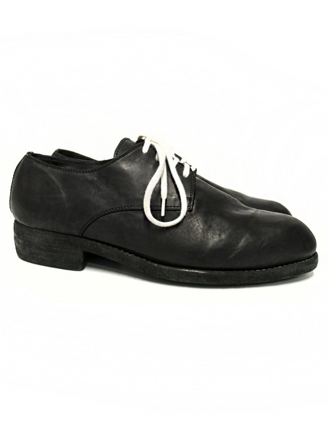 Guidi 112 black leather shoes