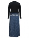 Hiromi Tsuyoshi blue denim and knit dress shop online womens dresses