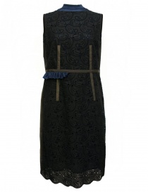 Kolor black blue brown embroidered dress 17SCL 001136 B order online