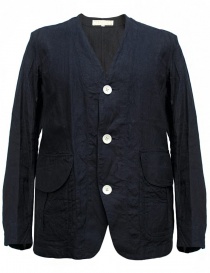Giacche uomo online: Giacca in lino Haversack colore navy