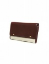 Beautiful People cream and brown leather wallet shop online wallets