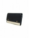 Beautiful People cream and navy leather wallet shop online wallets