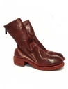 Red leather Guidi 788Z ankle boots buy online 788Z SOFT HORSE FULL GRAIN 1006T