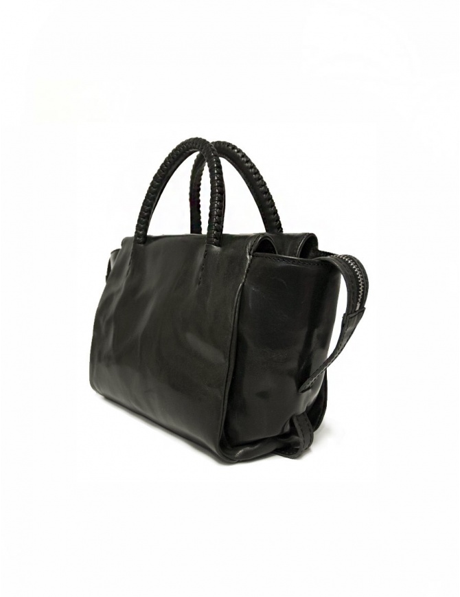 Delle Cose Small Bag 750-S Model Asphalt Horse Leather