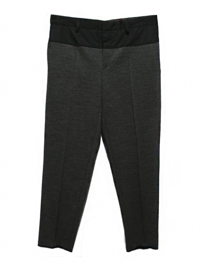 Kolor middle grey wool pants 17WCM-P10201 A-MIDDLE GRAY
