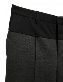 Kolor middle grey wool pants price