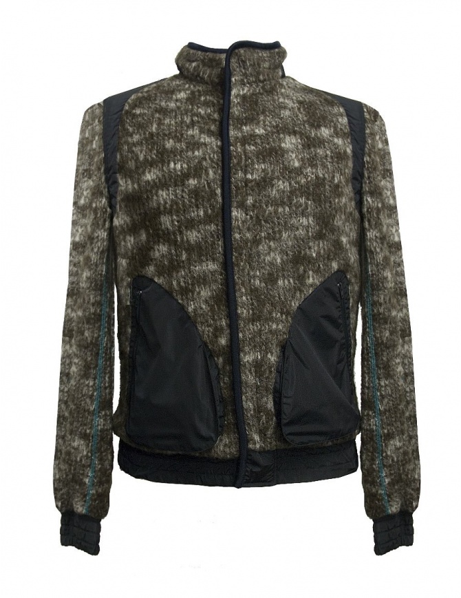 Kolor Men's Camouflage Mixed Wool Zipped Jacket