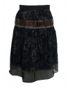 Kolor blue grey skirt buy online 17WPL-S05135 B-BLUE-GRAY