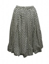 Sara Lanzi black and white pois skirt shop online womens skirts