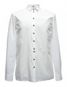 Label Under Construction Invisible Buttonholes white shirt buy online 30FMSH37 CO184 30/2 SHIRT