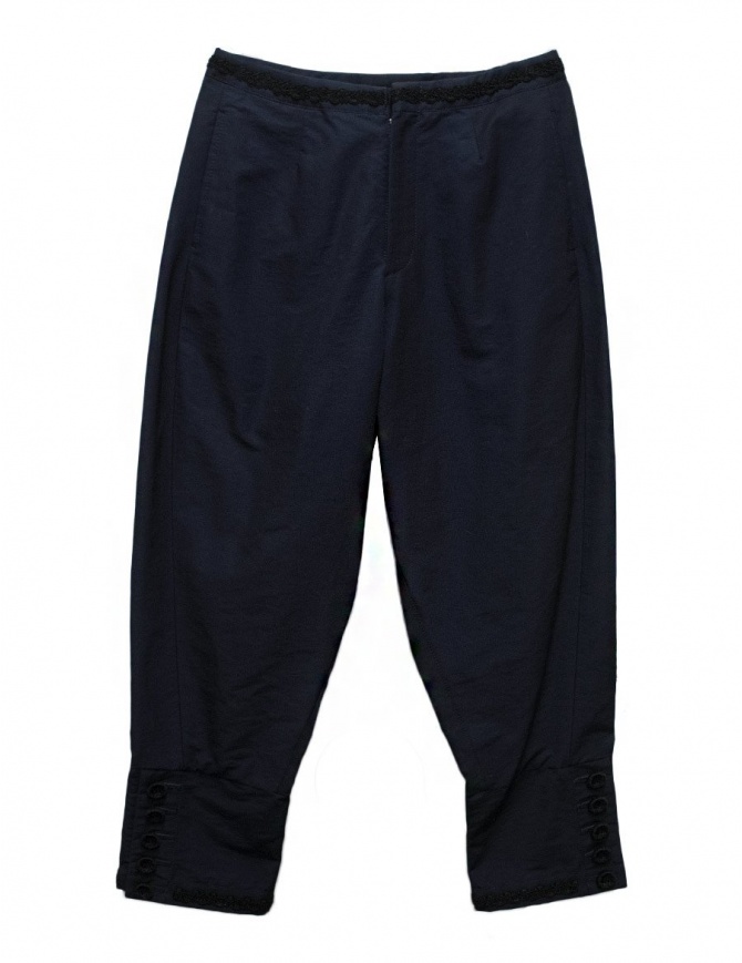 Miyao Pantalone Pinocchietto Blu Navy da Donna