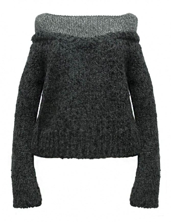 MAGLIA FREJUS IN FILATO DI ALPACA E MOHAIR - VERDE SMERALDO