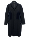 Cappotto Miyao in lana colore blu acquista online MN-C-02 COAT NAVY