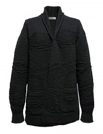 Fuga Fuga dark grey wool cardigan FAGA 127 81 order online