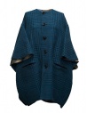 Cappotto Beautiful People a quadri colore blu pavone acquista online 1735103007-PEACOCK-COAT