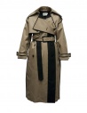 Beautiful People camel and black trench buy online 1735103013-CML-BLK-C