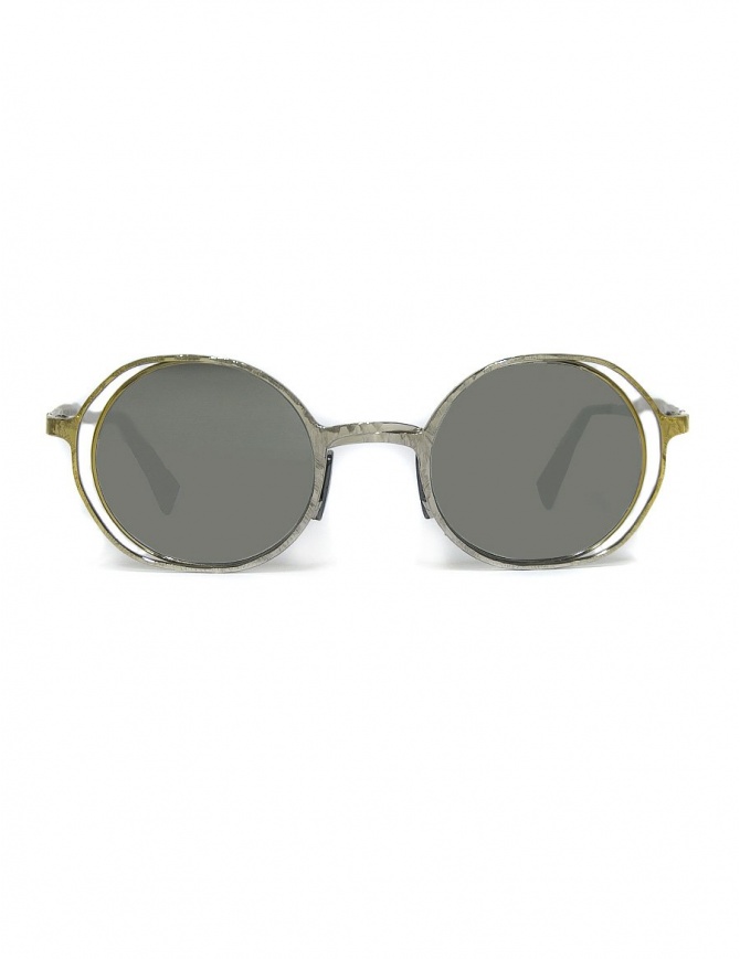 Occhiale da sole Kuboraum Maske H11 in metallo colore argento oro H1145-22 GD SILVER occhiali online shopping