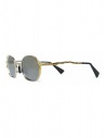 Occhiale da sole Kuboraum Maske H11 in metallo colore argento oroshop online occhiali