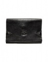 Il Bisonte black leather wallet with elastic band closure buy online C0237-P-153