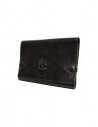Portafoglio in pelle Il Bisonte colore nero con chiusura a fascia elasticashop online portafogli