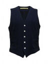 Gilet D by D*Syoukei colore blu e neroshop online gilet uomo