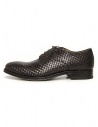 Shoto dark brown braided leather shoes shop online mens shoes