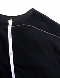 T-shirt Label Under Construction Parabolic Zip Seam colore navy prezzo
