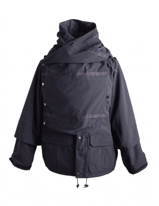 Kapital Kamakura Black and Grey Jacket K1803LJ002 BLACK BLOUSON mens coats online shopping