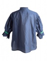 Camicia Blu Kolor con banda verdeshop online camicie donna