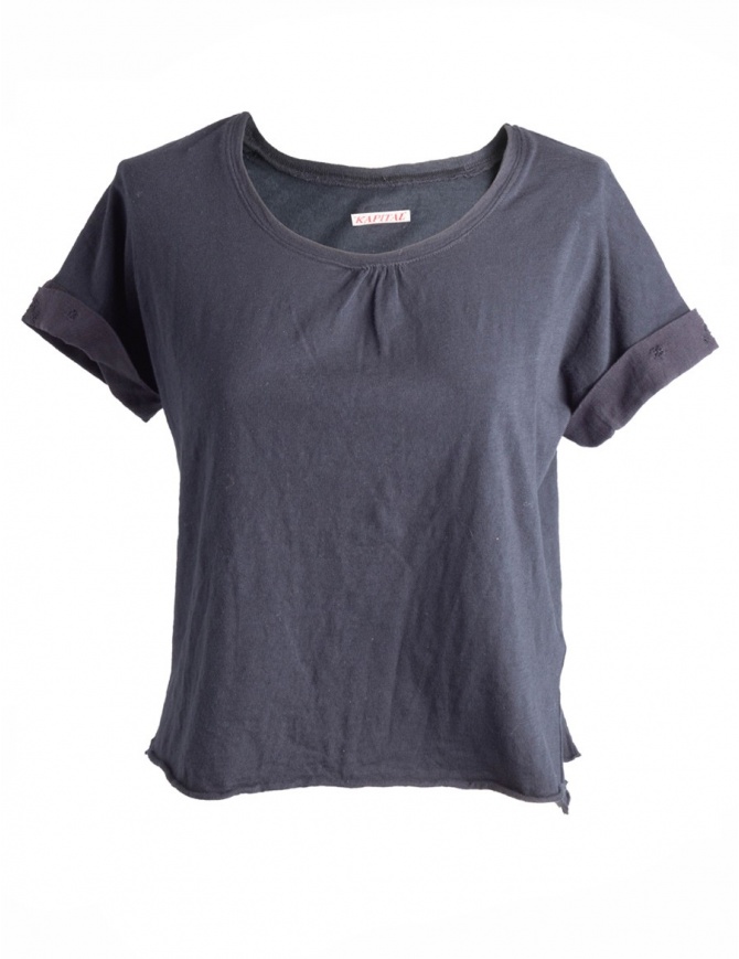 T-shirt nera Kapital K1603SS76 BLK t shirt donna online shopping