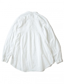 Camicia bianca Kapital plissé con increspature acquista online