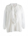 Camicia bianca Kapital con rouches acquista online K1710LS177 WHITE SHIRT