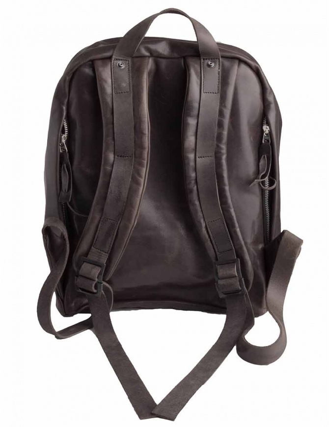 Delle Cose Horse Polished Brown Leather Backpack