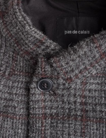 Pas De Calais grey coat for woman with rear slit price