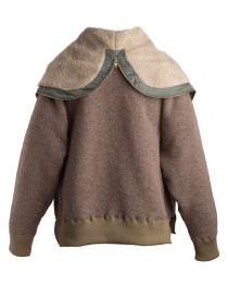 Kolor beige wool jacket with hool mens jackets price