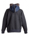 Kolor charcoal wool jacket with hood 18WBM-T01232 B-CHARCOAL buy online