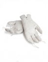 Carol Christian Poell light grey kangaroo leather gloves with tassels AM/2300 ROOMS-PTC/33 price