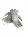 Carol Christian Poell kangaroo grey leather gloves with tassels AM/2300 ROOMS-PTC/19 price
