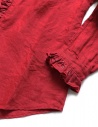 Kapital red linen shirt with ruffles shop online womens shirts