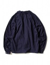 Camicia Kapital blu indaco con rufflesshop online camicie donna