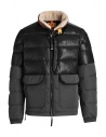 Parajumpers Bear charcoal leather down jacket buy online PM JCK SE02 BEAR MAN 555