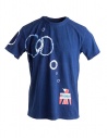T-shirt Kapital indaco con decoro in Batik acquista online K1705SC237 IDG