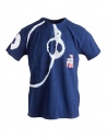 Kapital indigo T-shirt with Batik decotarions buy online K1705SC238 IDG