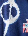 T-shirt Kapital colore indaco decorazioni Batikshop online t shirt uomo