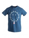 Kapital indigo blue T-shirt with sun smile buy online EK-557 IDG