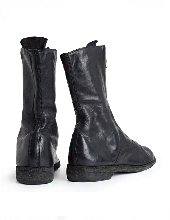 Guidi 310 black horse leather ankle boots