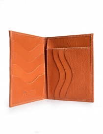 Il Bisonte wallet in orange cowhide price