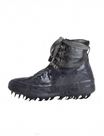Carol Christian Poell dark grey shoes with high rubber dripped sole buy online