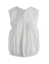 Kapital white sleeveless balloon shirt buy online K1804SS185 ICE GRAY CAMISOLE
